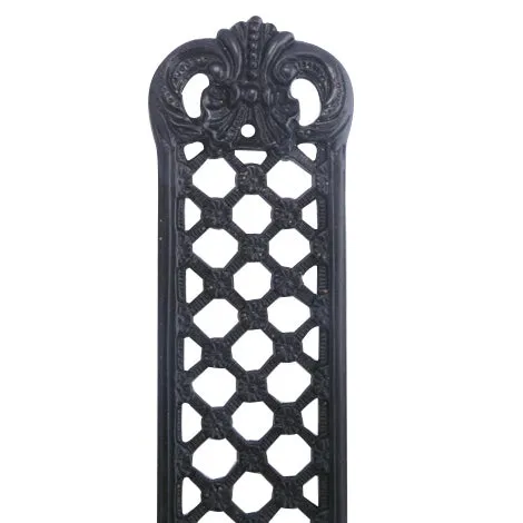 12 Inch Solid Brass Finger Push Plate: Trellis Lattice Work (Oil Rubbed Bronze Finish)