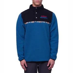 686 Tioga Sherpa Fleece Pullover, Grateful Dead Blue Ash