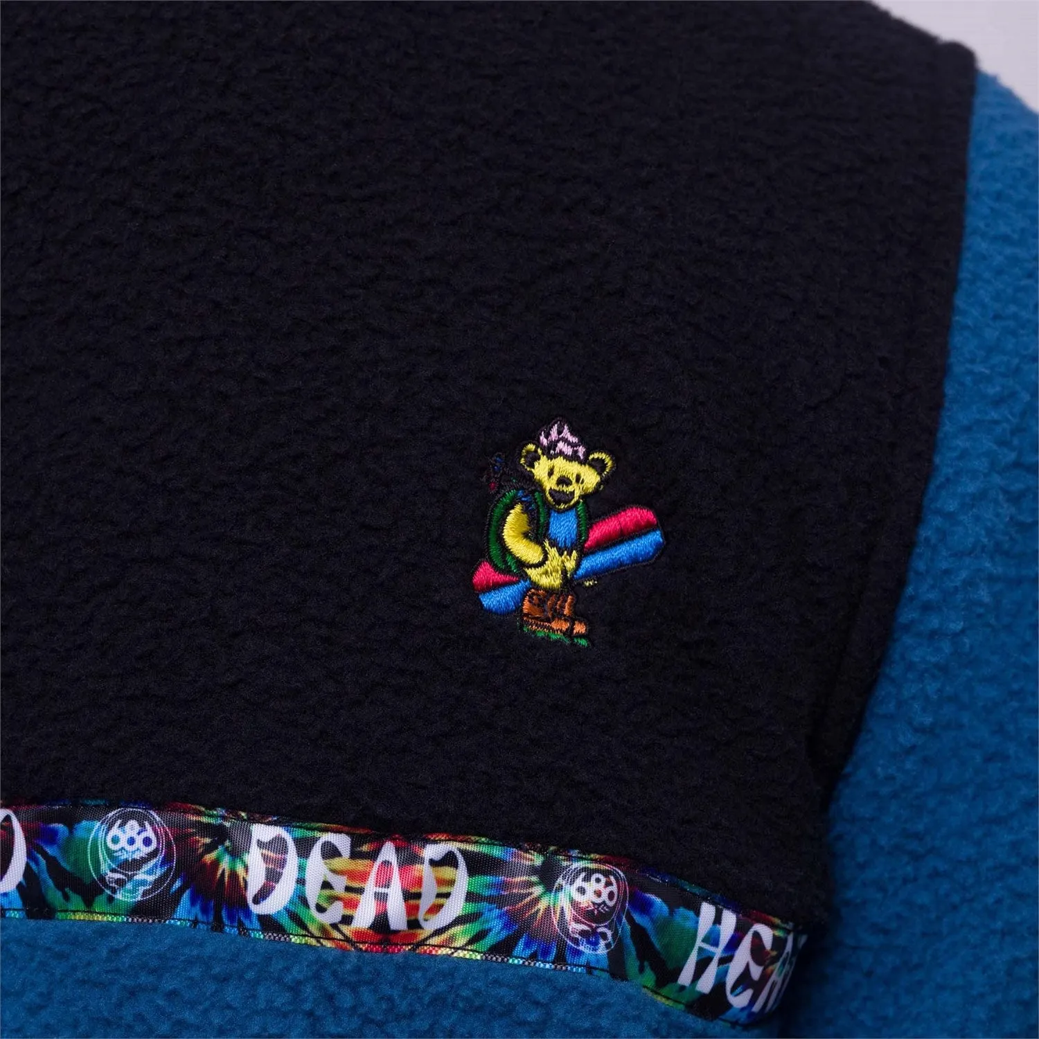 686 Tioga Sherpa Fleece Pullover, Grateful Dead Blue Ash