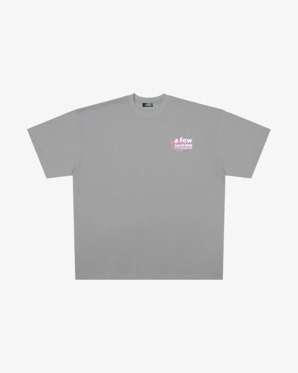 A FEW GOOD KIDS SS23 BASIC LOGO GREY TEE (NEW)