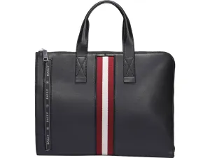 Bally Henri Striped Briefcase