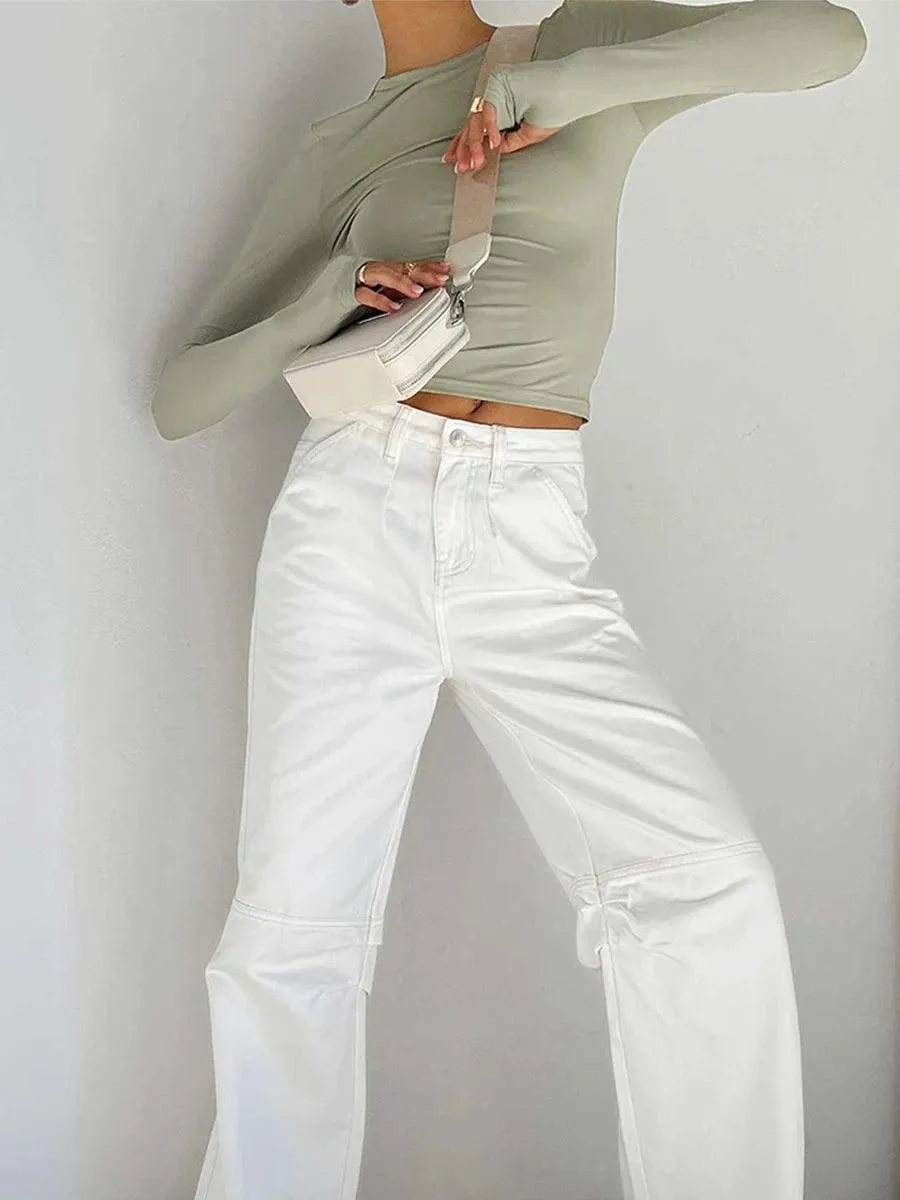 Chic Thumb Hole Crop Top: Stylish Must-Have for Women