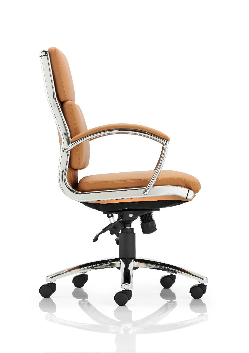 Classic Leather Medium Back Boardroom Chair