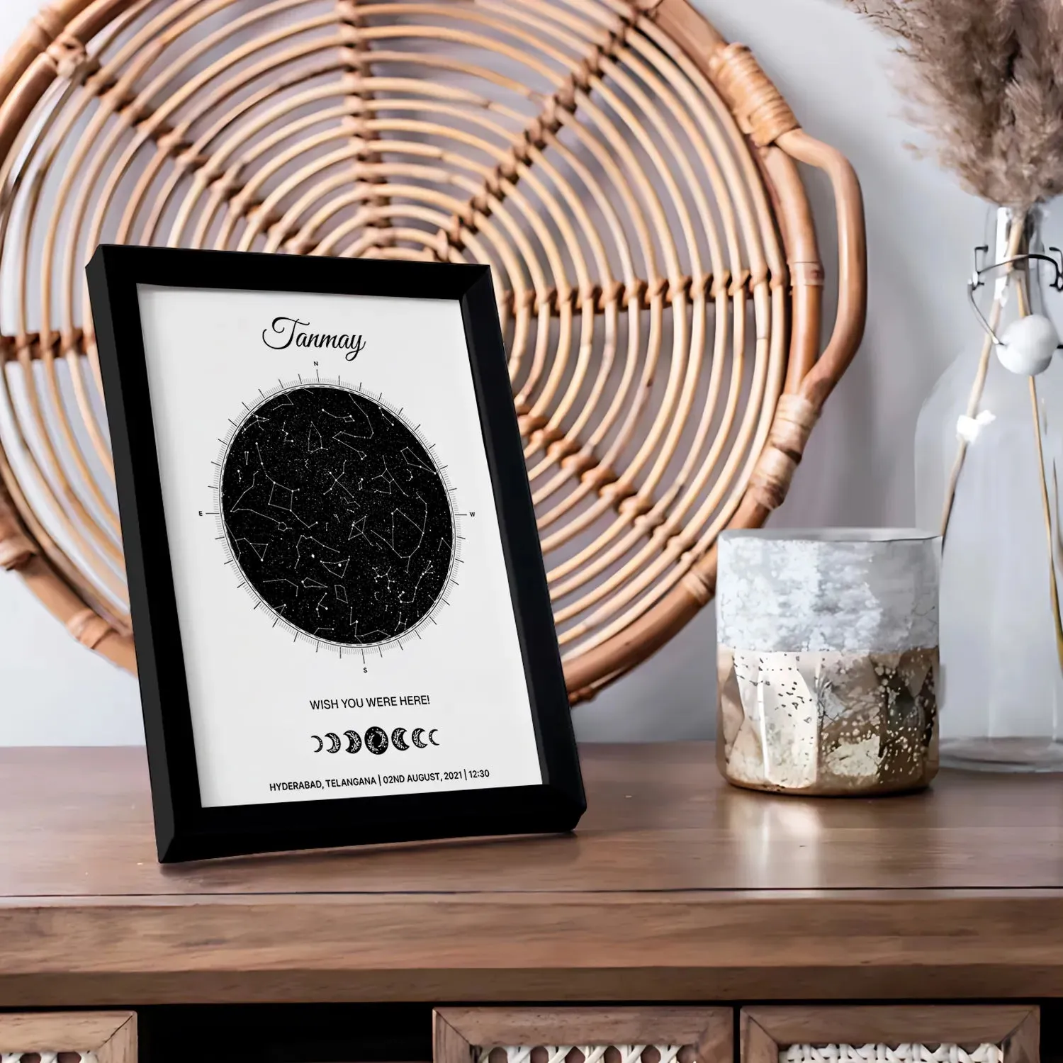 Customized Star Map Classic Style For Desk