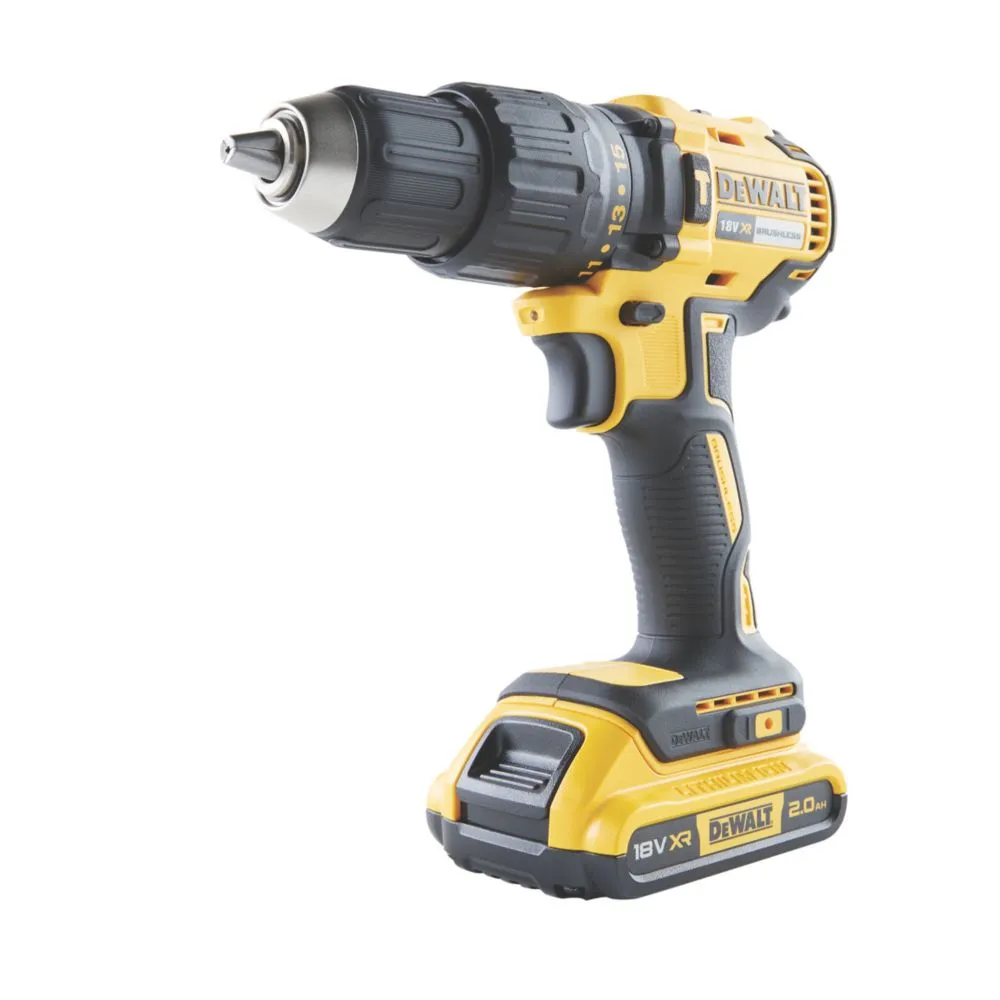 DeWalt DCD778D2TA 18V 2 x 2.0Ah Lithium XR Brushless Electric Hammer Drill