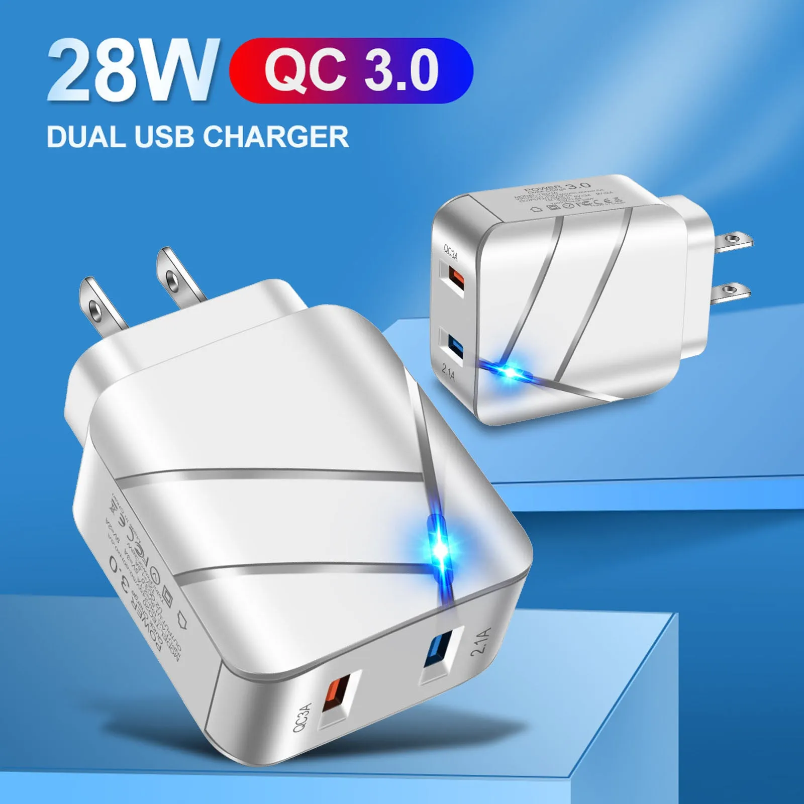 Dual USB Fast Charger