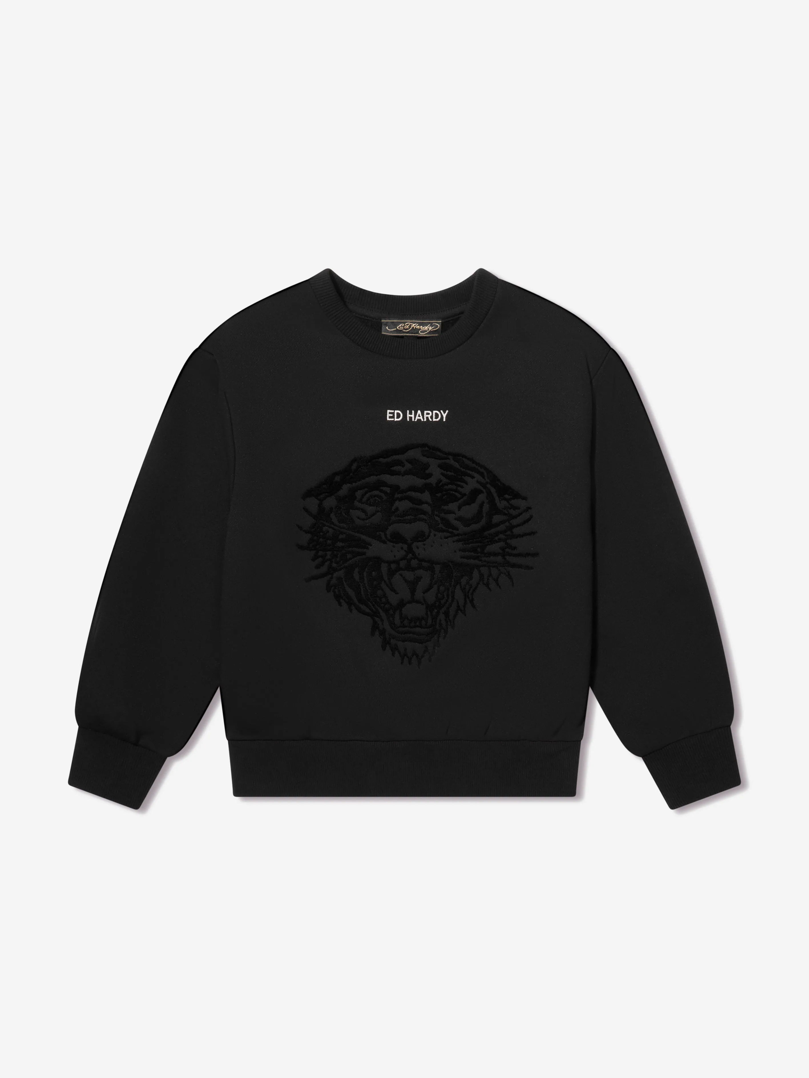 ED Hardy Boys Logo Sweatshirt in Black