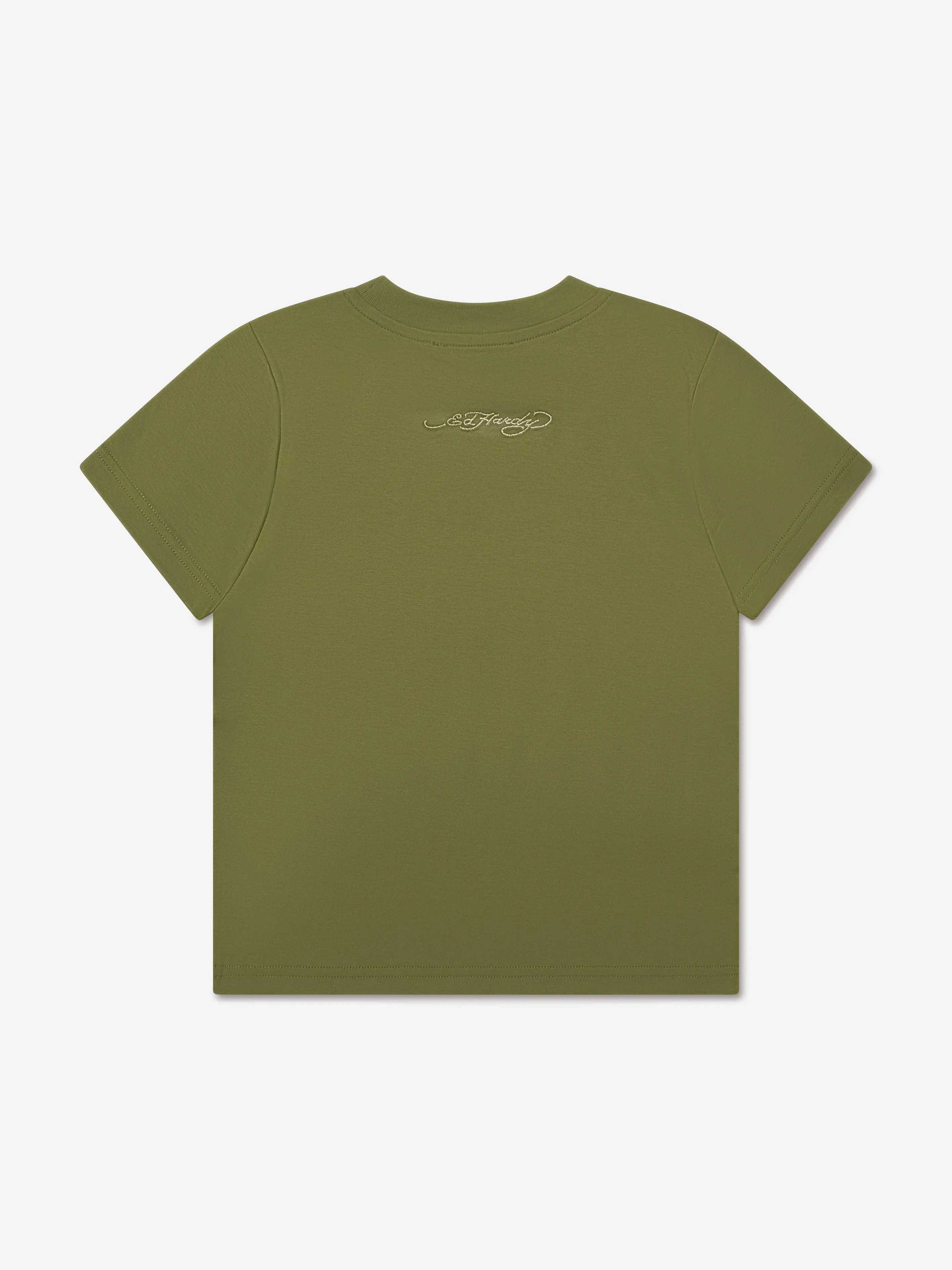 ED Hardy Boys Tiger T-Shirt in Green