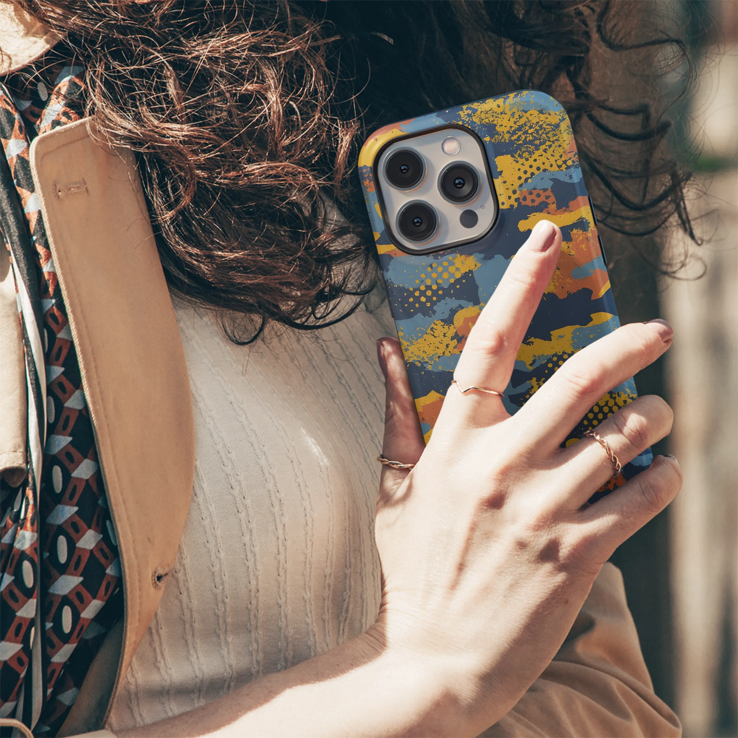 Fish Camouflage Phone Case iPhone Samsung Cover Pixel 3450