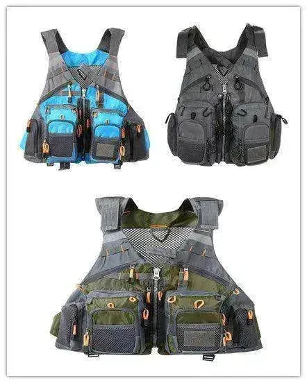 Fishing Outdoor Sport Flying Men Respiratory Jacket Safety Vest Survival Utility Vest
