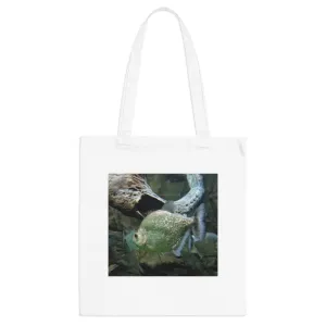 Glitter Green Fish Tote Bag