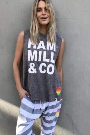 Hammill & Co - Hammill & Co Logo Tank - Charcoal