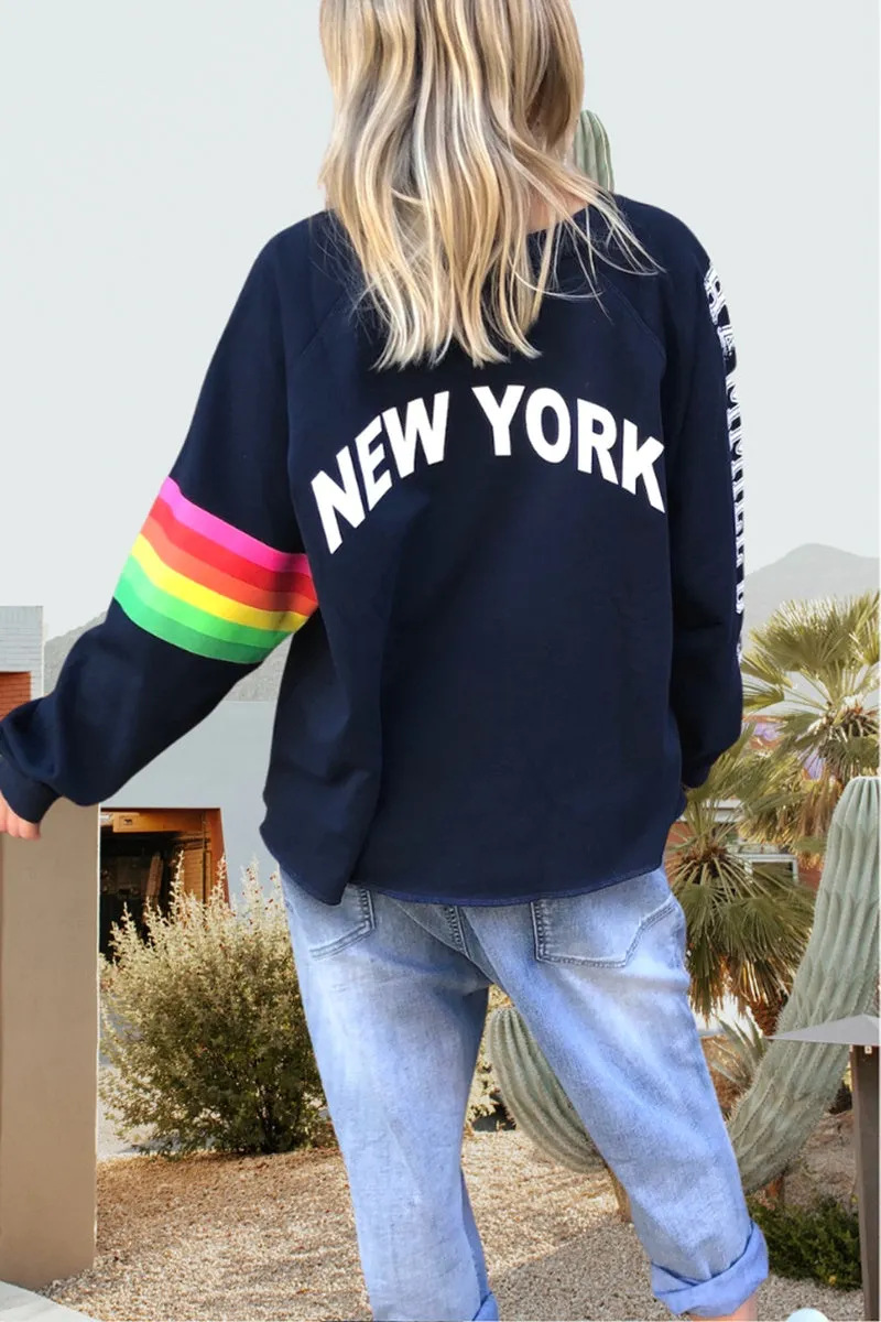 Hammill & Co - Retro Summer Sweat - Upstate - Navy