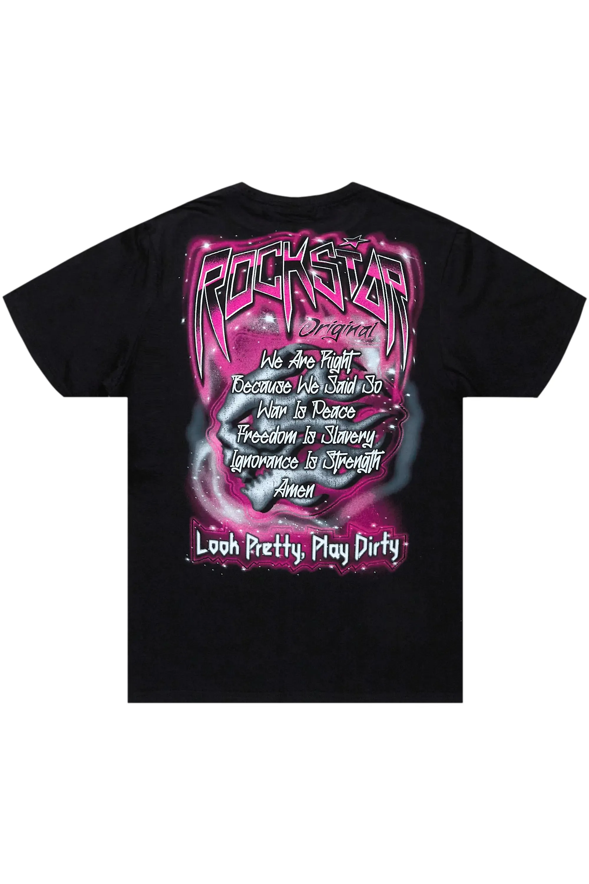 Kinai Black Oversized T-Shirt