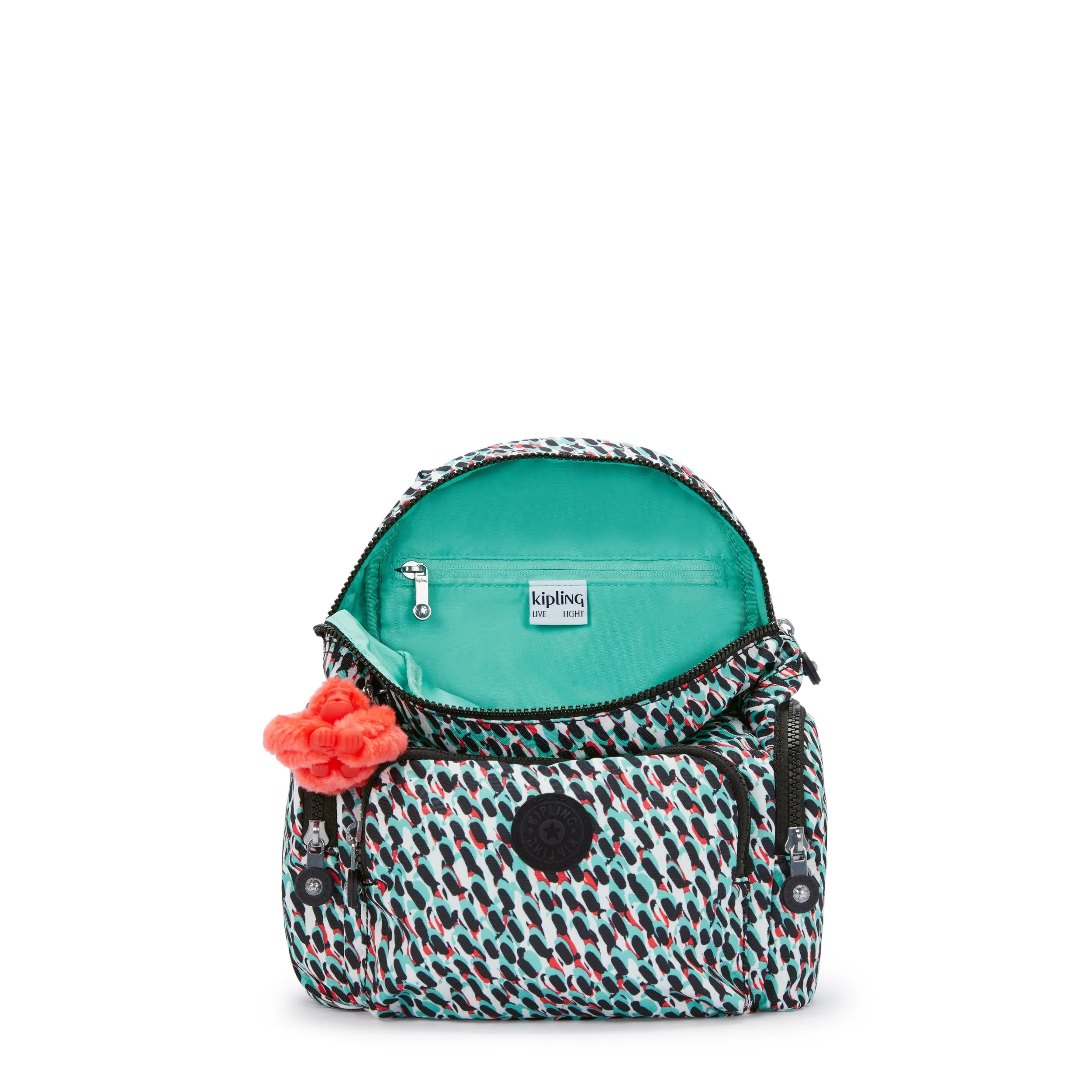 Kipling City Zip Mini Abstract Print Mini Backpack C2I3735-GN6