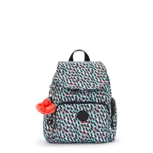 Kipling City Zip Mini Abstract Print Mini Backpack C2I3735-GN6