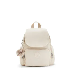 Kipling City Zip Mini Beige Pearl Mini Backpack C2I4697-3KA