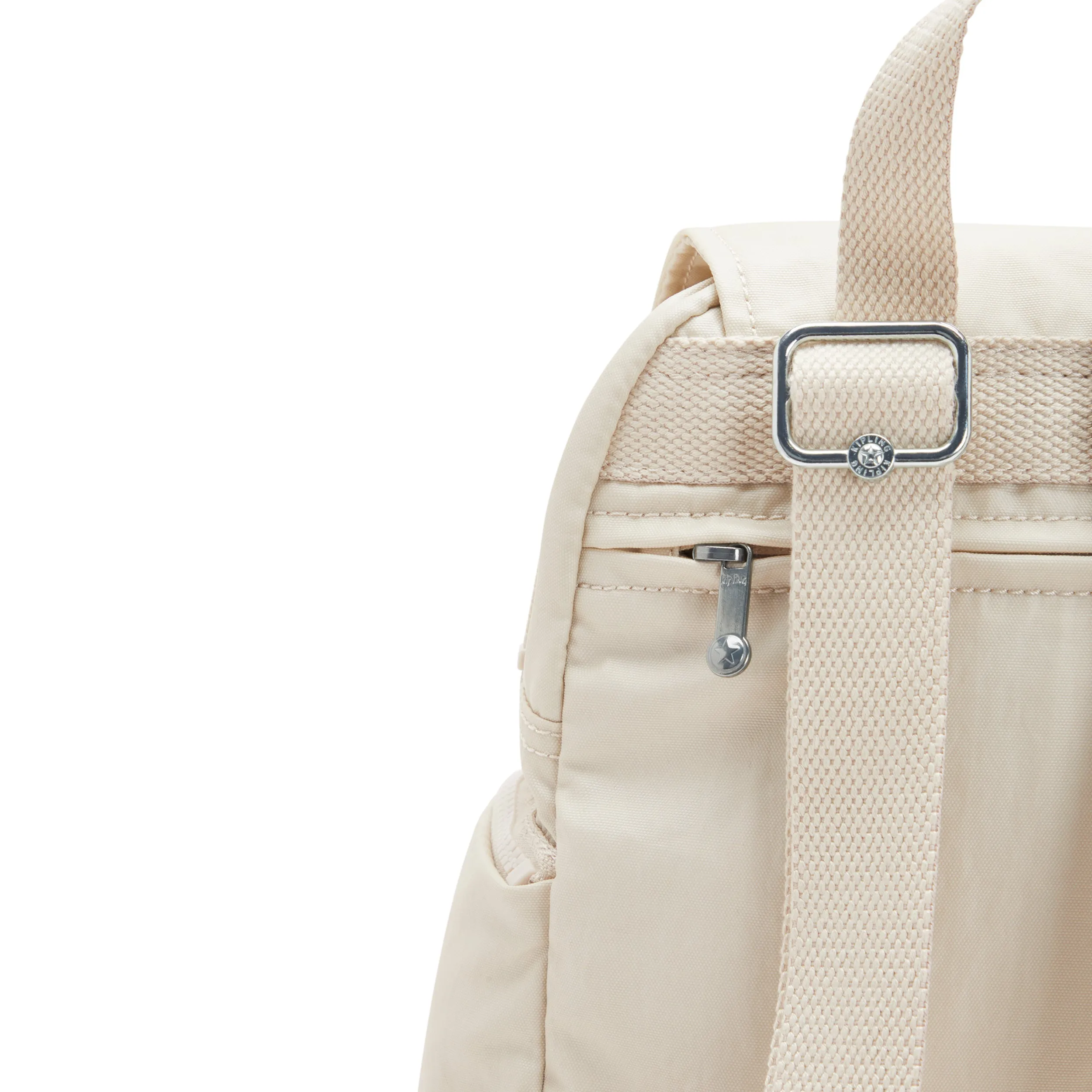 Kipling City Zip Mini Beige Pearl Mini Backpack C2I4697-3KA