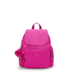 Kipling City Zip Mini Glowing Fuchsia Small Backpack I6046-3KU