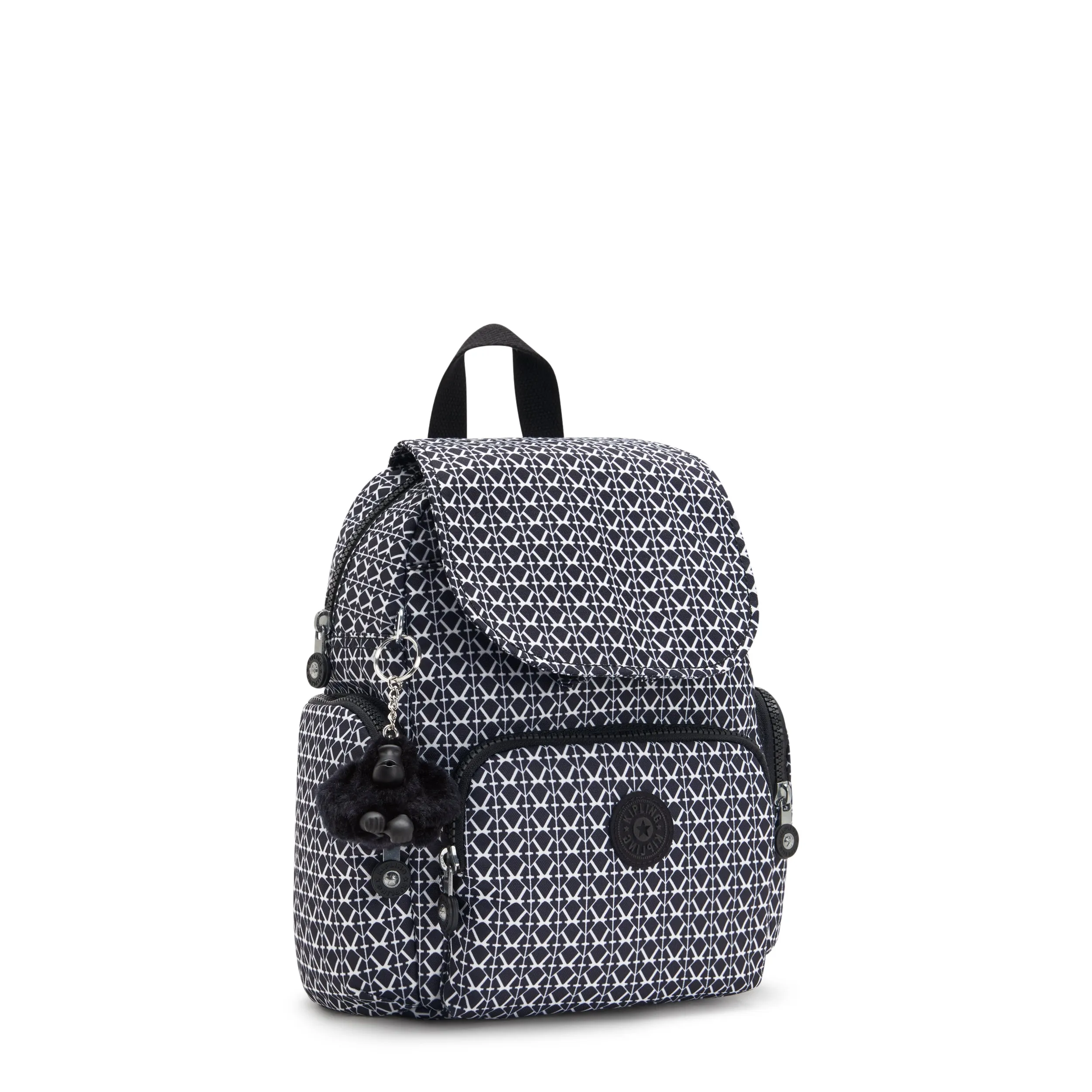 Kipling City Zip Mini Signature Print Mini Backpack C2I3735-DD2