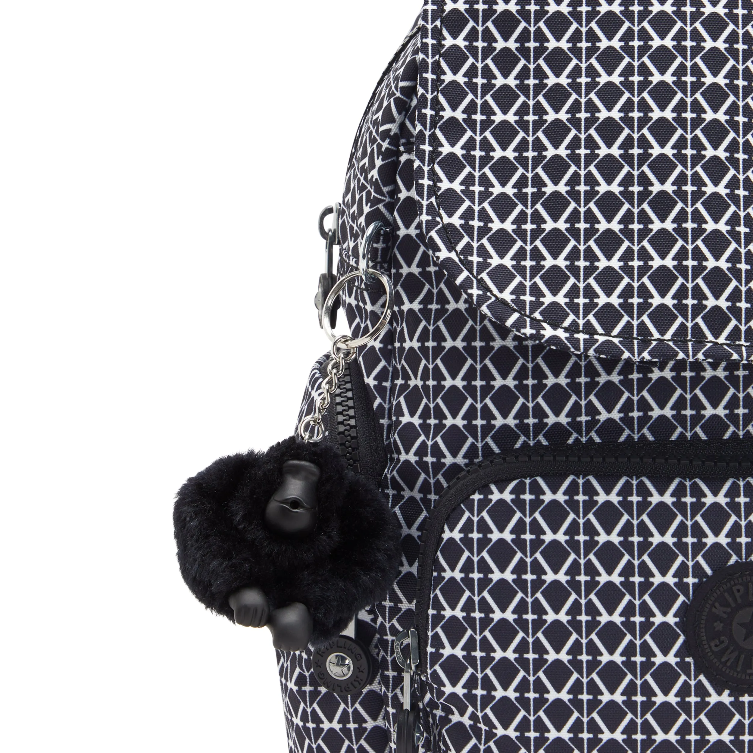Kipling City Zip Mini Signature Print Mini Backpack C2I3735-DD2