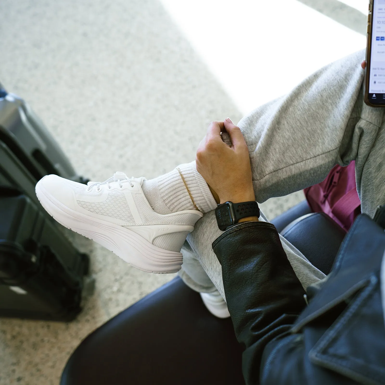 Kizik London Sneaker (Women) - White