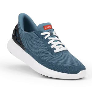 Kizik Unisex Athens Hands-Free Knit Sneaker Deep Sea