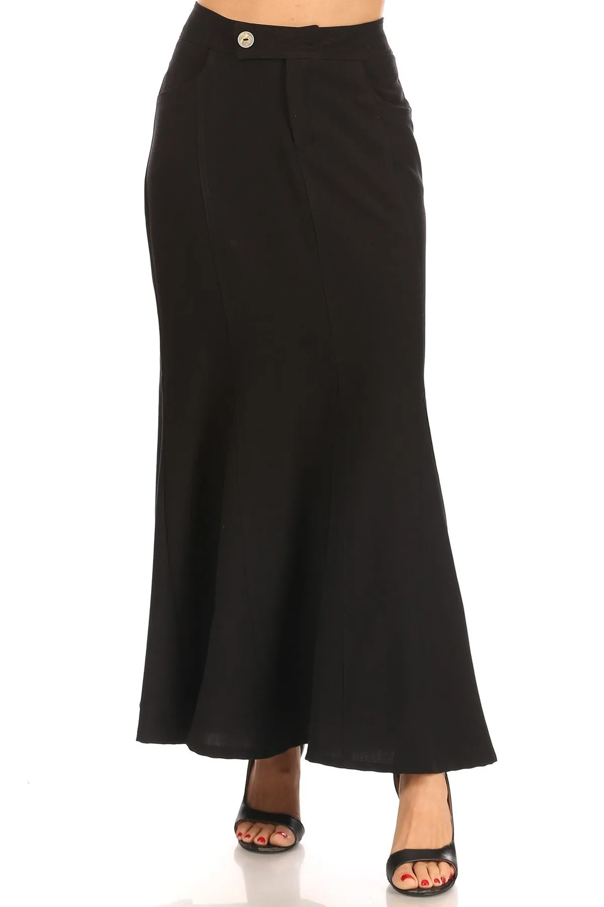 Long Office Skirt Style 908