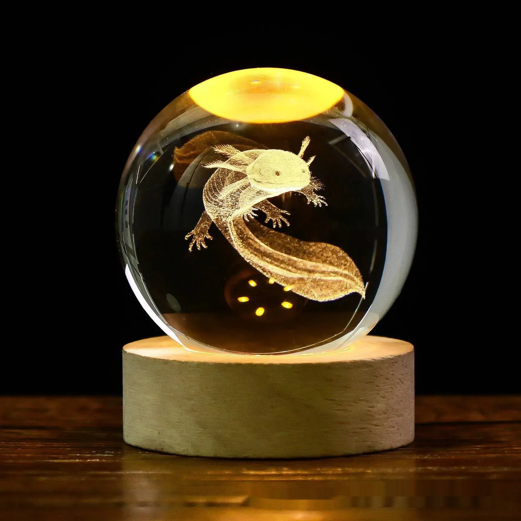 Luminous Planetary Crystal Ball Night Lamp