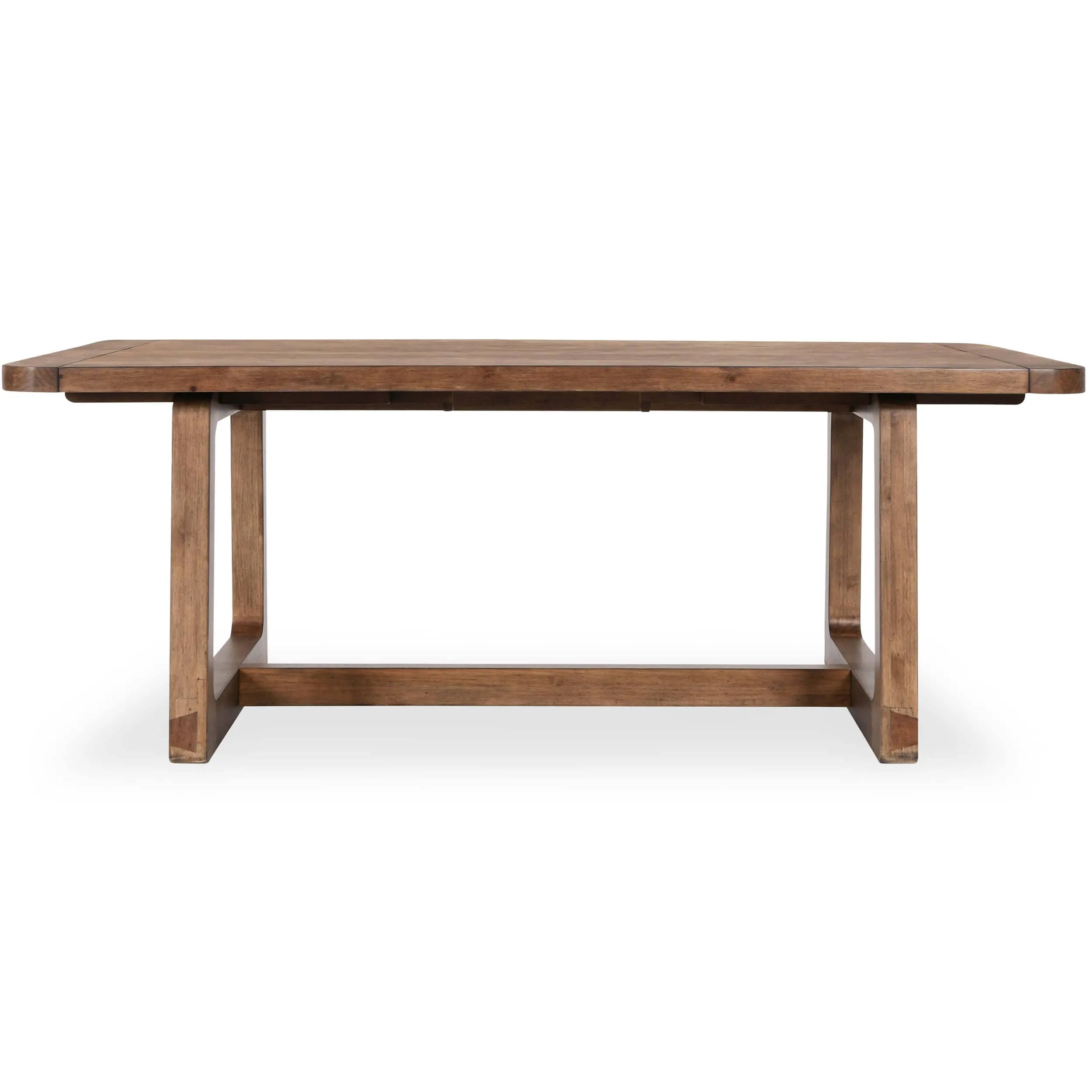 Lyra Rectangular Extension Dining Table, Smoke Brown