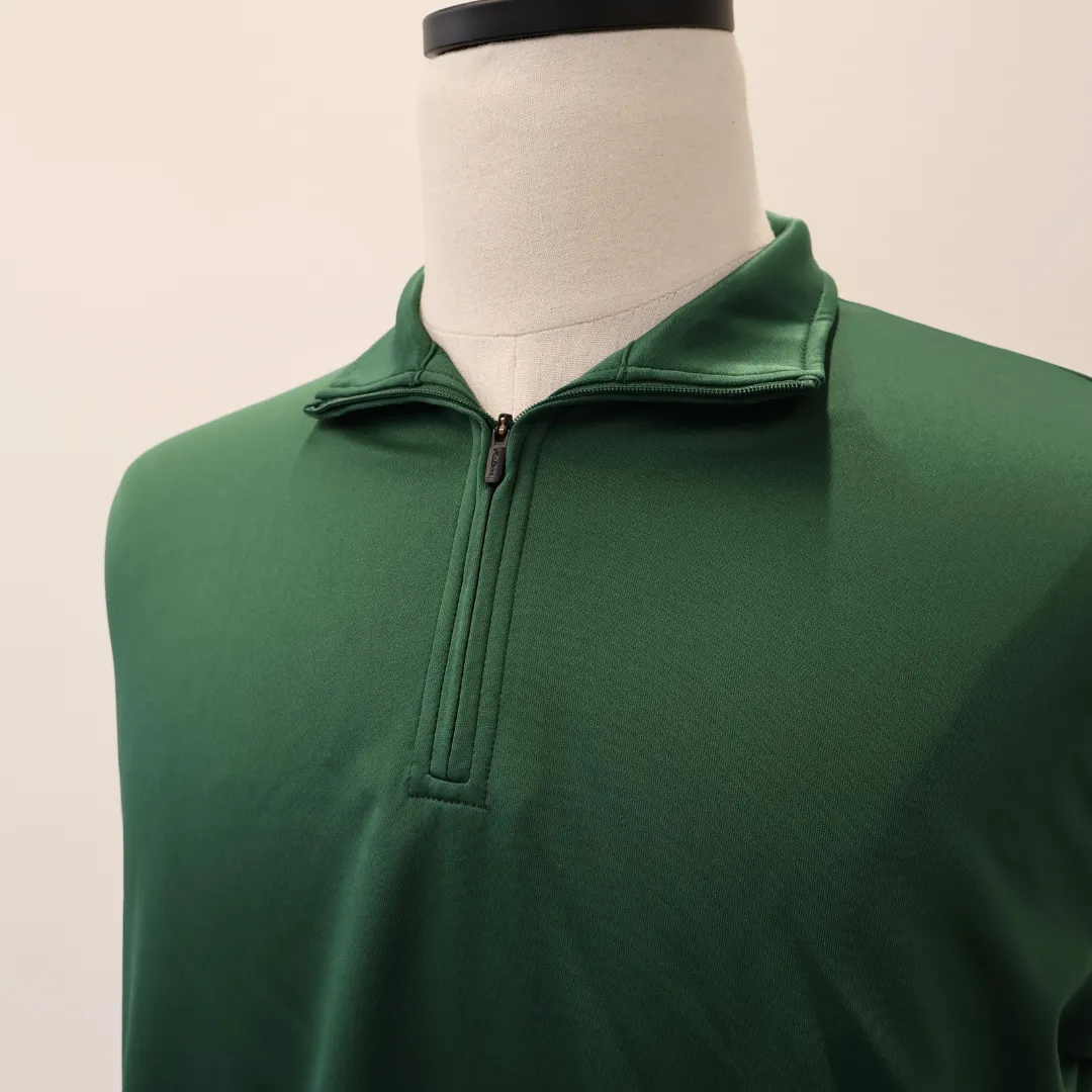 Malbon Green Quarter Zip