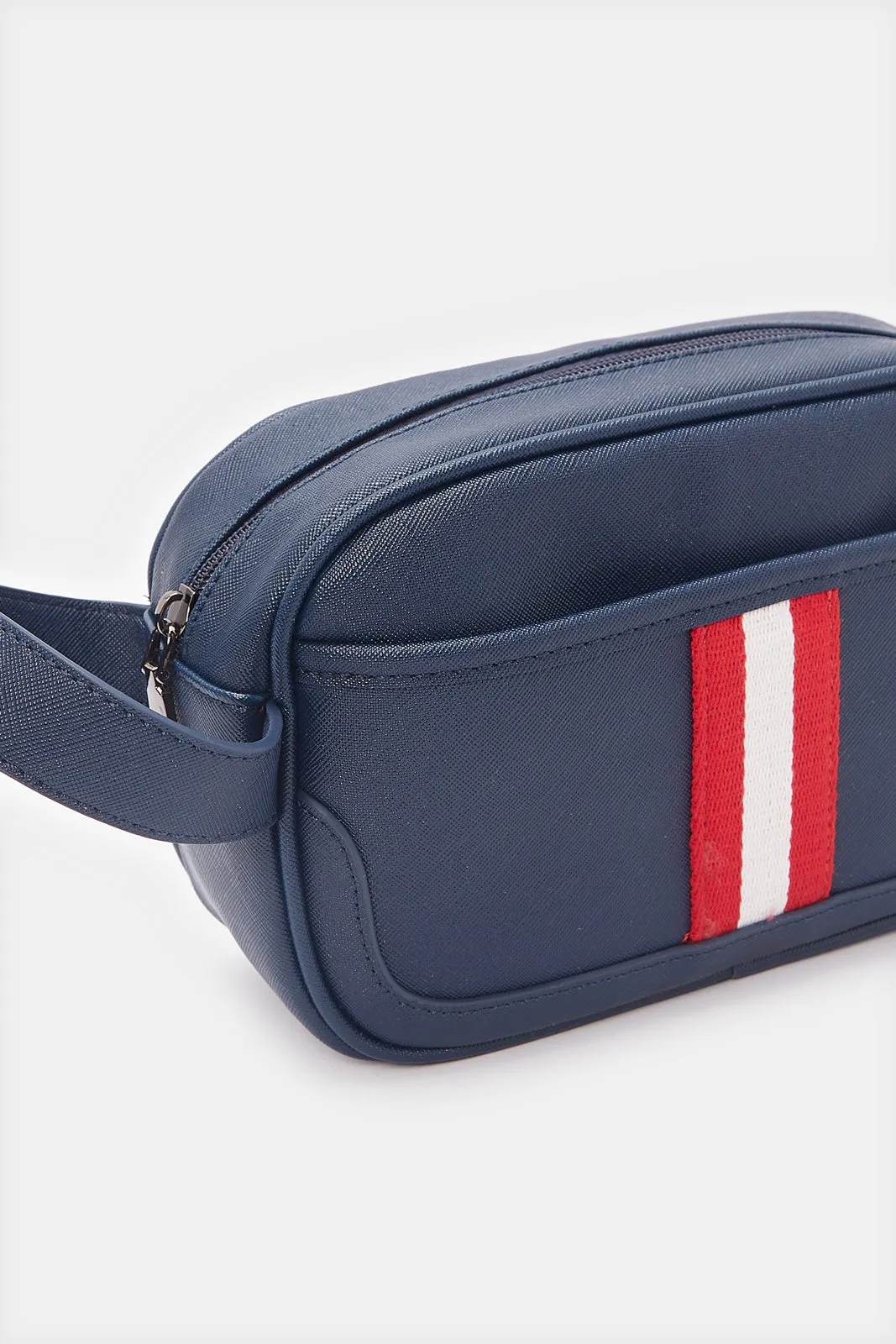 Men Navy Printed Pouch
