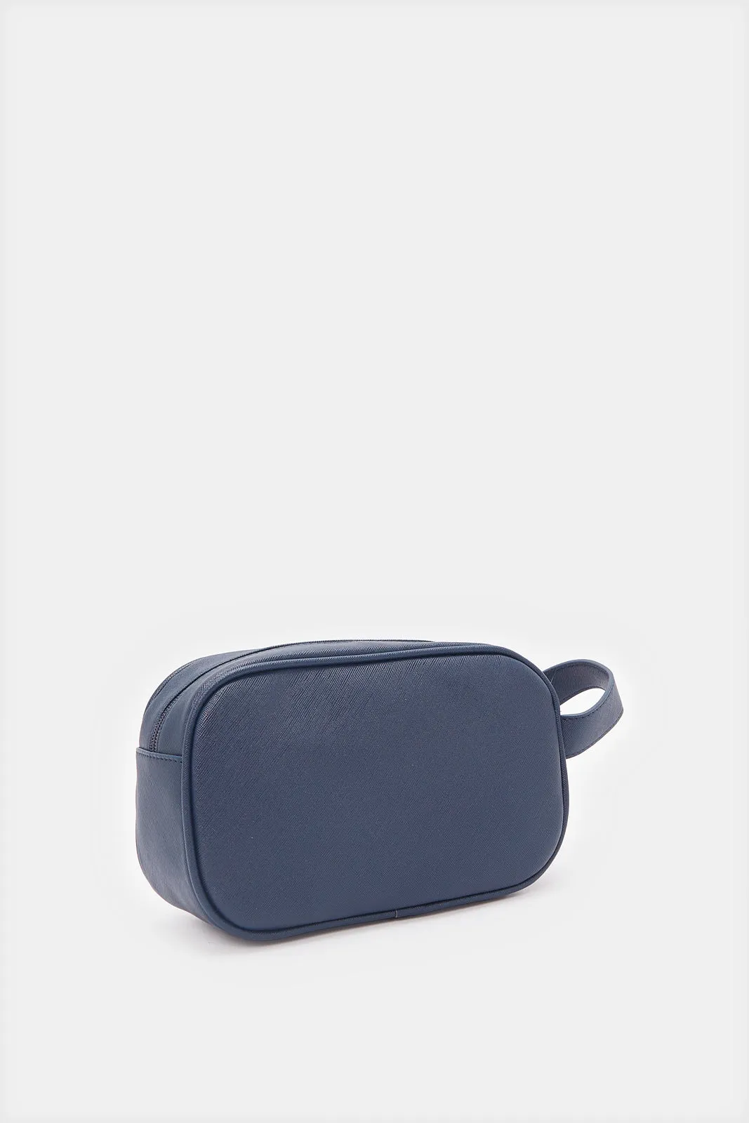 Men Navy Printed Pouch