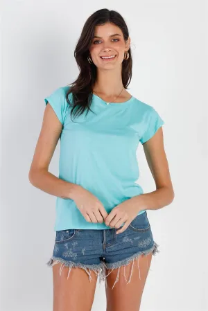 Mint Short Sleeve T-Shirt Top /2-2