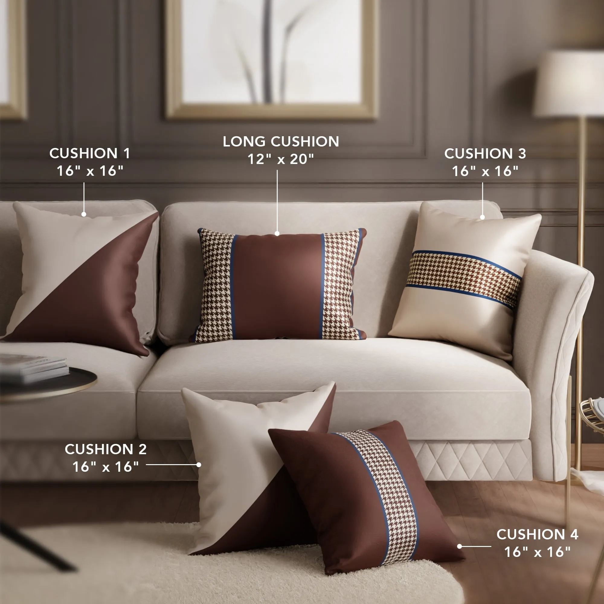 Oasis Urbaine Cushion Cover Set of 5