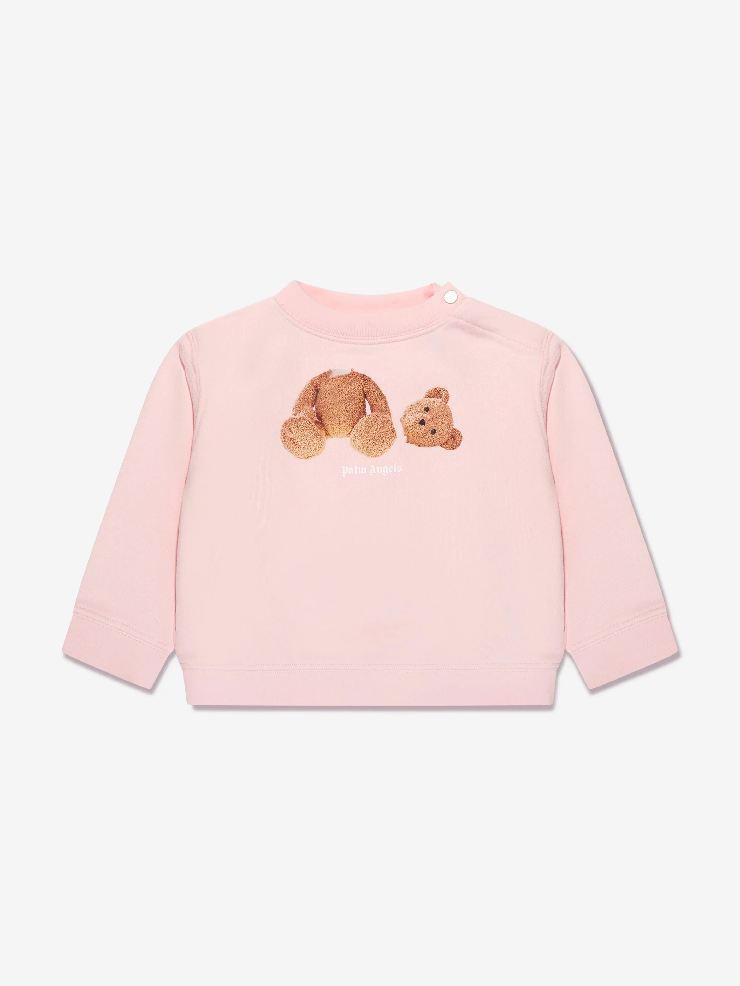 Palm Angels Baby Girls PA Bear Sweatshirt in Pink