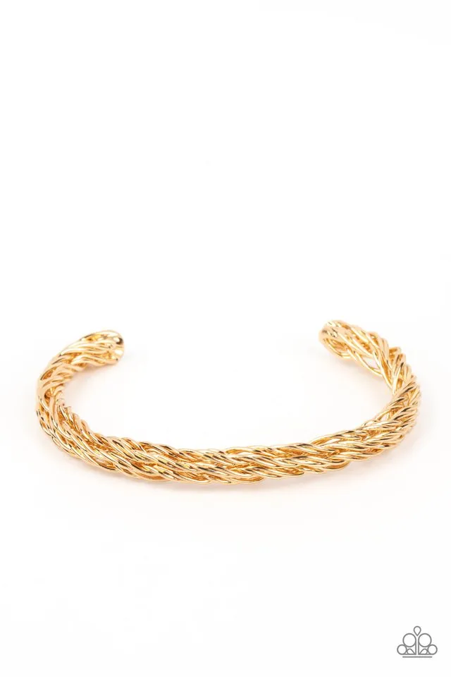 Paparazzi Bracelet ~ Rally Together - Gold