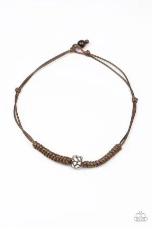 Paparazzi Necklace ~ Pacific Pioneer - Brown