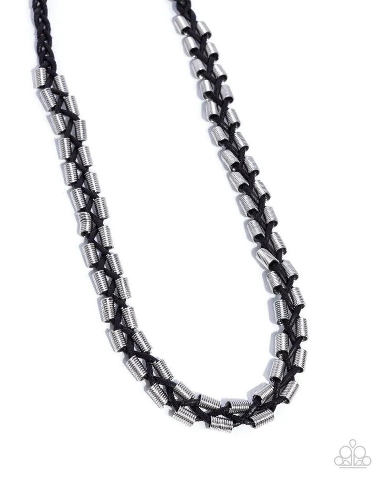 Paparazzi Necklace ~ Rogue Renegade - Black