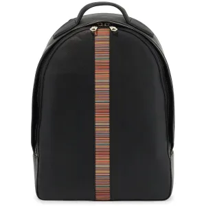 Paul Smith "signature stripe leather backpack"