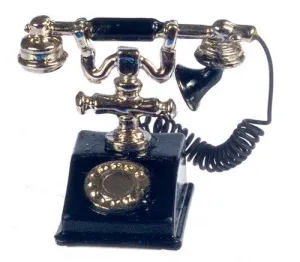 Phone, Classic French Style, Black
