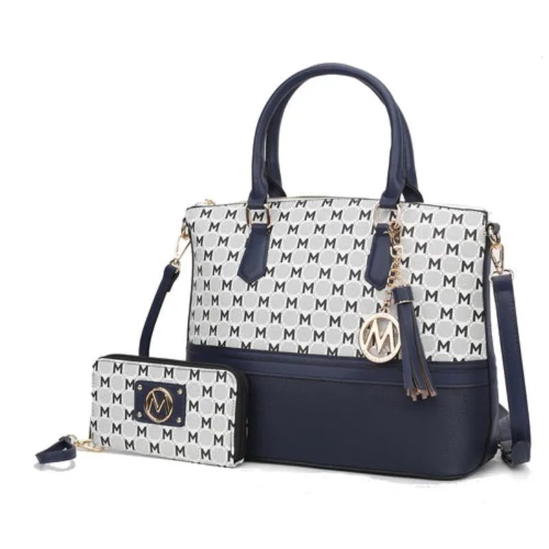 Print Women Tote Bag with matching Wristlet