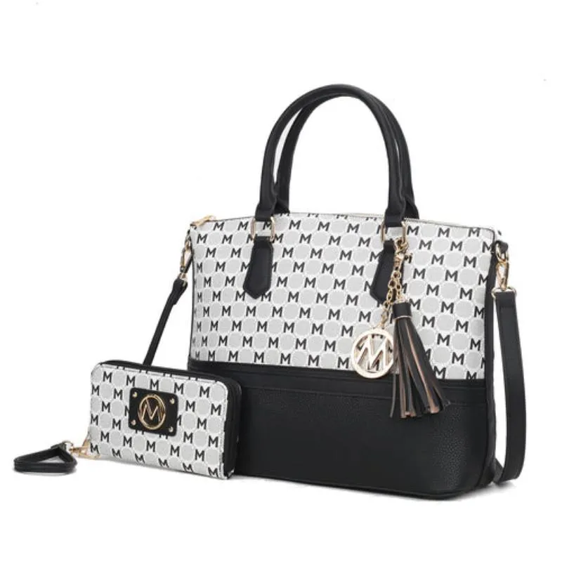 Print Women Tote Bag with matching Wristlet