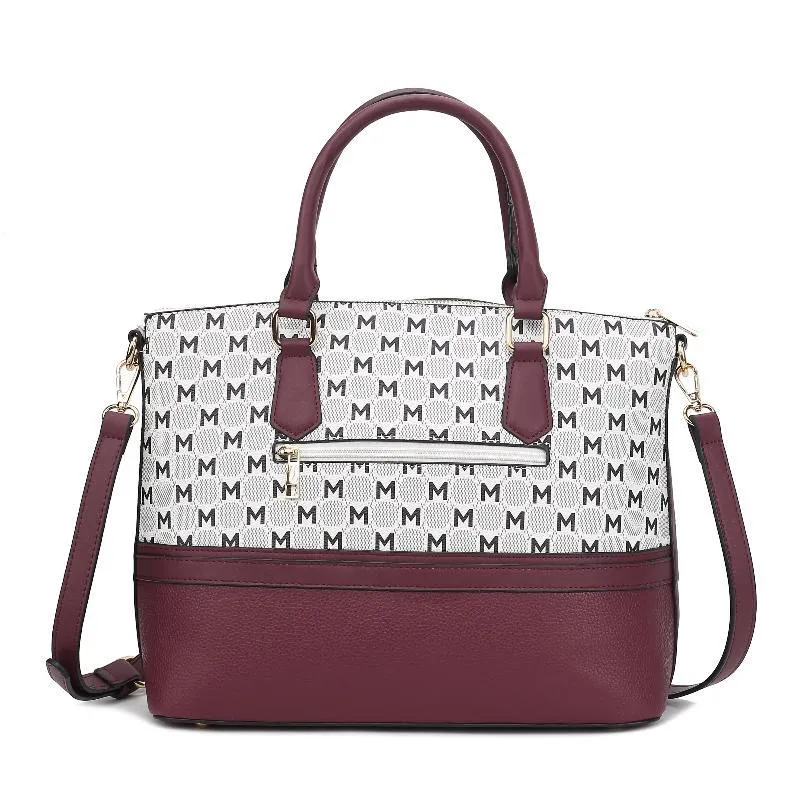 Print Women Tote Bag with matching Wristlet