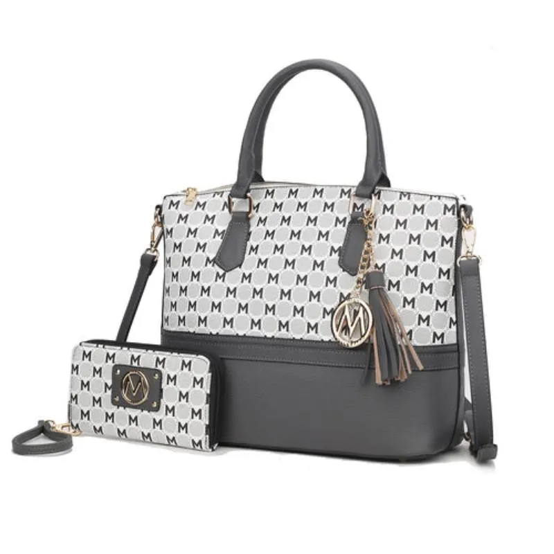 Print Women Tote Bag with matching Wristlet