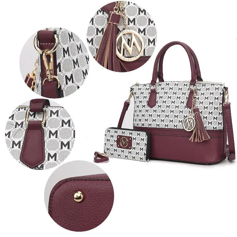 Print Women Tote Bag with matching Wristlet
