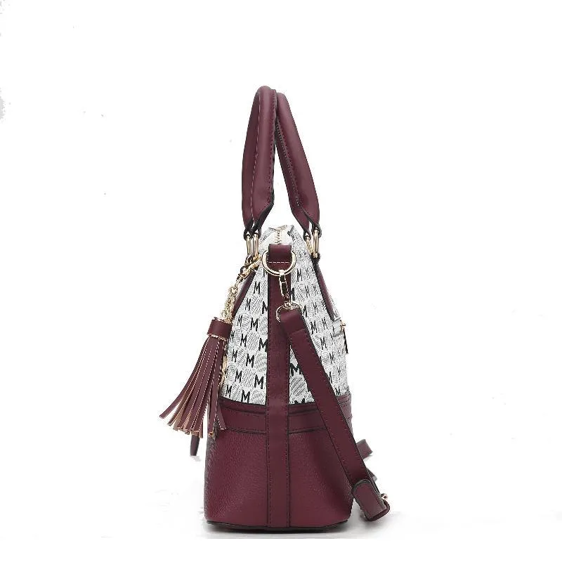 Print Women Tote Bag with matching Wristlet