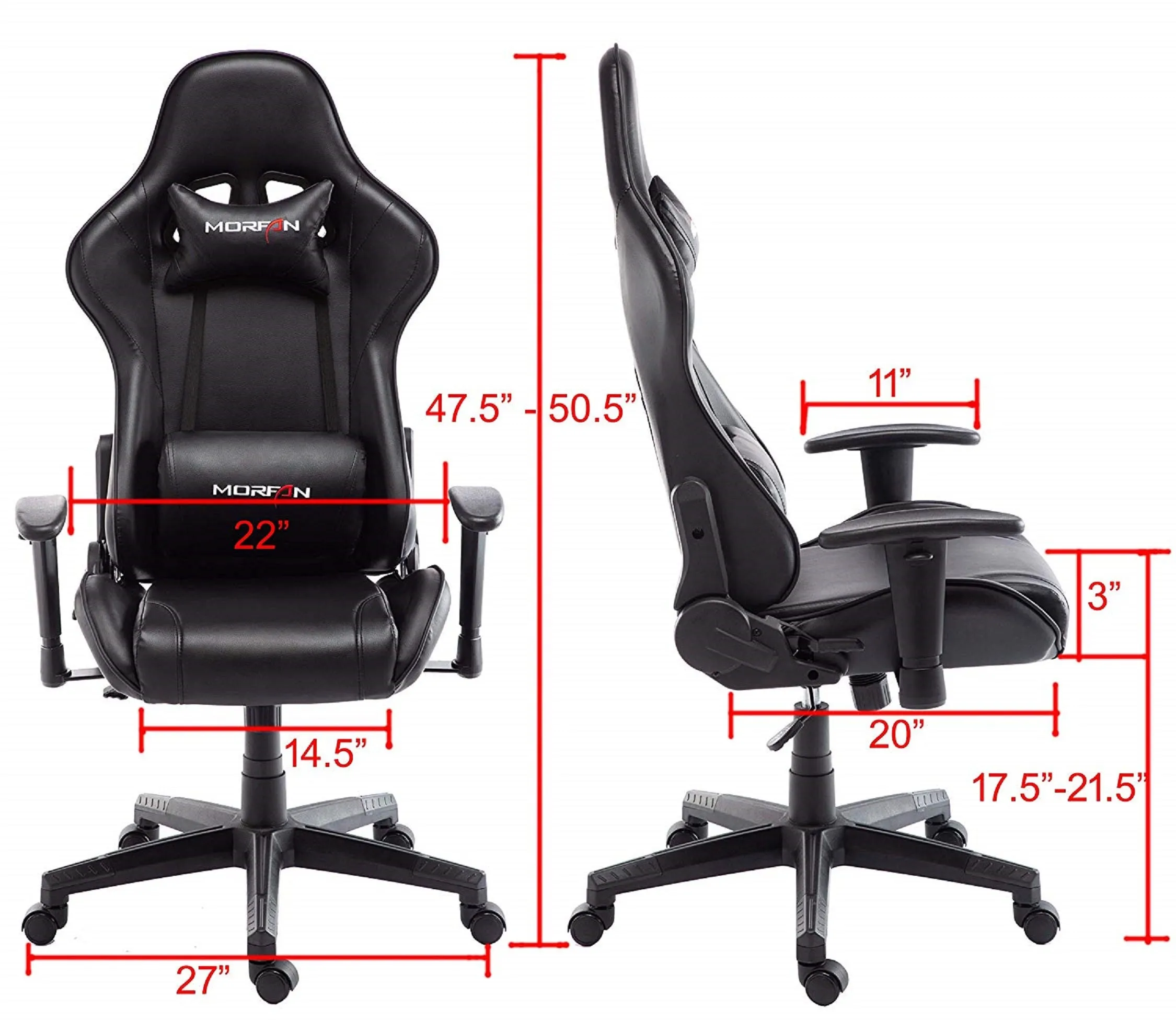 Recliner Ergonomic Gaming Chair Racing Style Office Chair