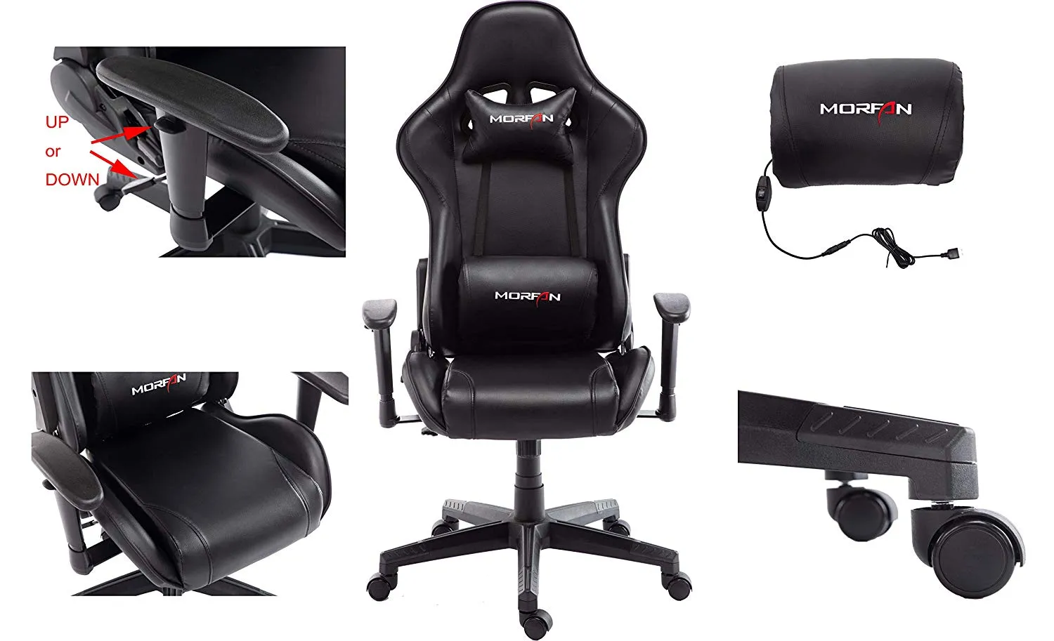 Recliner Ergonomic Gaming Chair Racing Style Office Chair