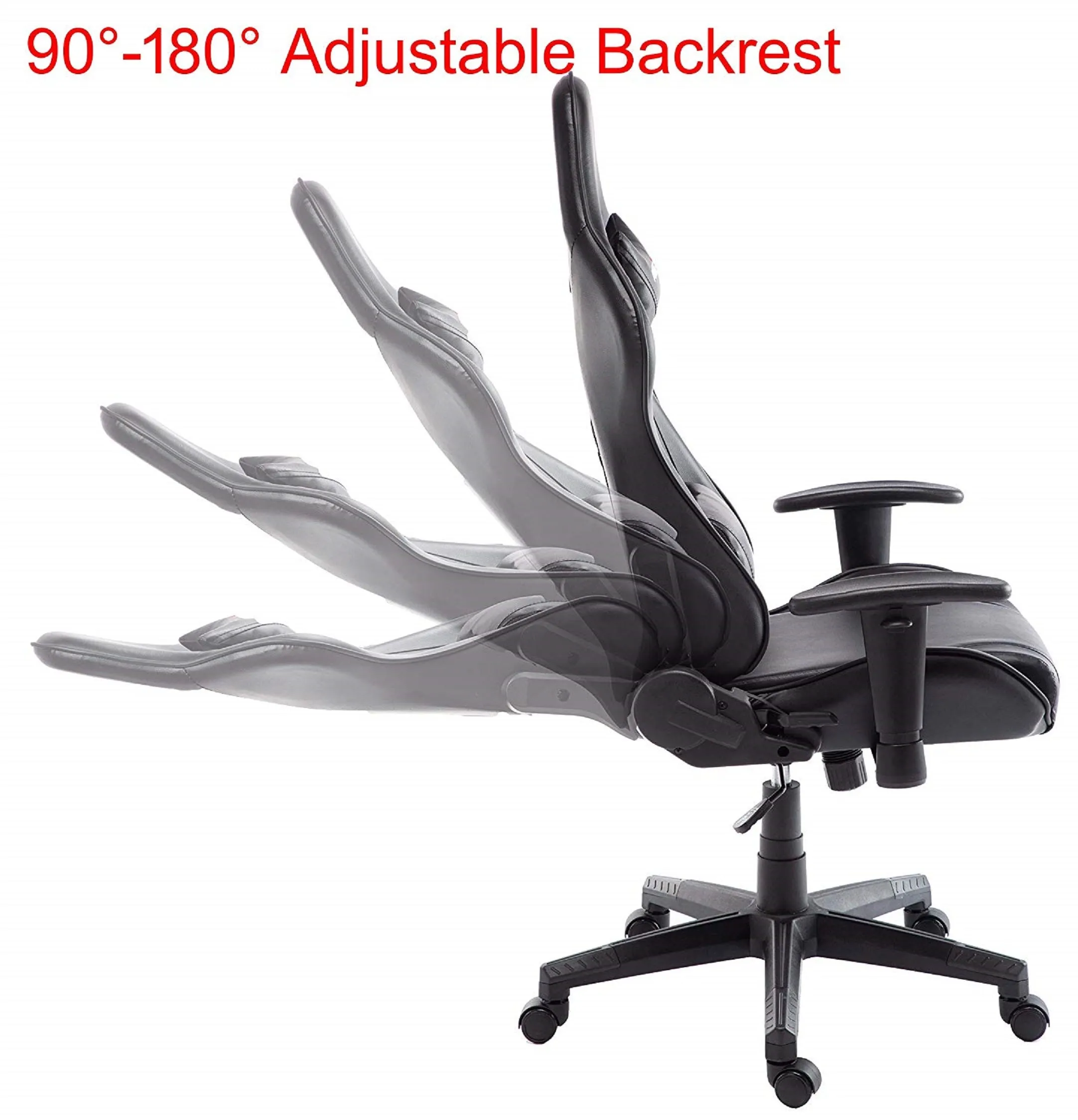 Recliner Ergonomic Gaming Chair Racing Style Office Chair